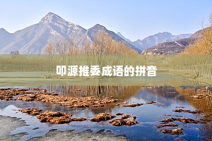 叩源推委成语的拼音