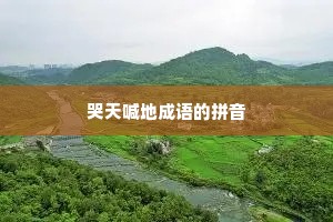 哭天喊地成语的拼音