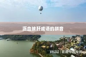 沥血披肝成语的拼音