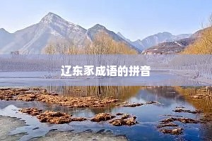 辽东豕成语的拼音