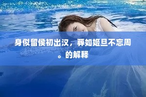 身似留侯初出汉，葬如姬旦不忘周。的解释