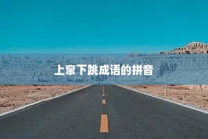 上窜下跳成语的拼音