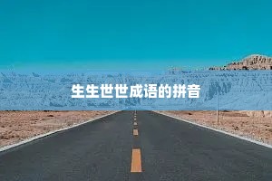 生生世世成语的拼音