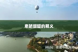 卑陋龌龊的释义