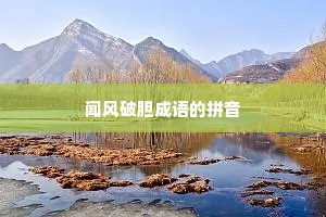 闻风破胆成语的拼音