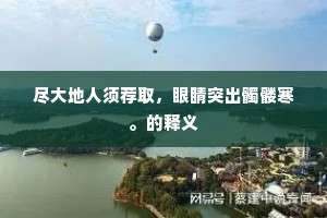 尽大地人须荐取，眼睛突出髑髅寒。的释义