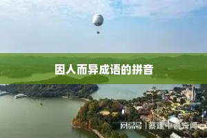 因人而异成语的拼音