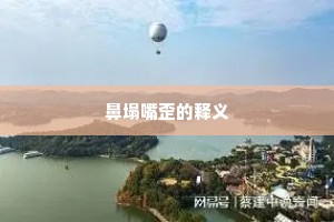 鼻塌嘴歪的释义