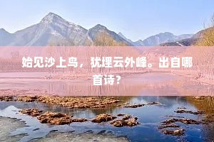 始见沙上鸟，犹埋云外峰。出自哪首诗？