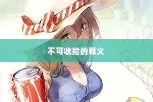不可收拾的释义