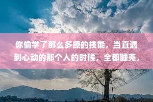 你偷学了那么多撩的技能，当直遇到心动的那个人的时候，全都睡壳，撩的都是不喜欢的，喜欢的都是小心翼翼的。