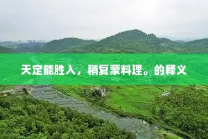 天定能胜入，稍复蒙料理。的释义