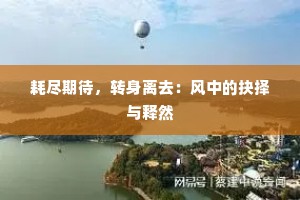 耗尽期待，转身离去：风中的抉择与释然