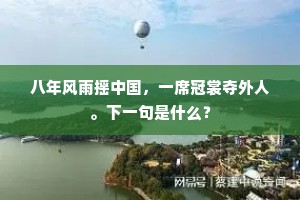 八年风雨摇中国，一席冠裳夺外人。下一句是什么？