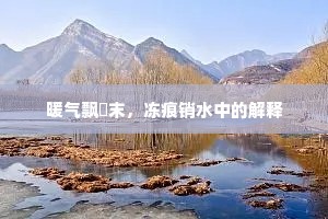 暖气飘蘋末，冻痕销水中的解释