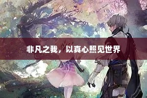 非凡之我，以真心照见世界