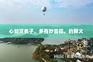 心知贤弟子，多有妙音操。的释义