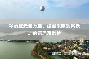 今夜此光驰万里，迢迢来照鬓髯长。的意思及出处