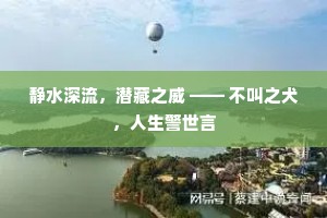 静水深流，潜藏之威 —— 不叫之犬，人生警世言