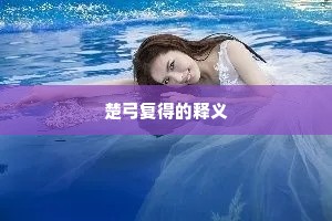 楚弓复得的释义