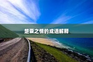 楚囊之情的成语解释