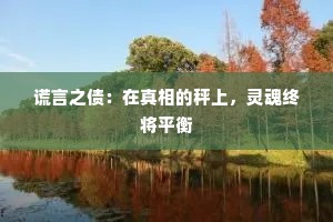 谎言之债：在真相的秤上，灵魂终将平衡