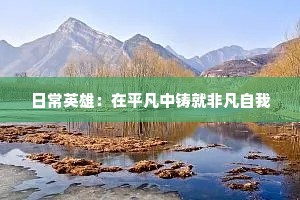 日常英雄：在平凡中铸就非凡自我