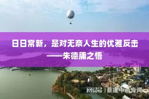 日日常新，是对无奈人生的优雅反击——朱德庸之悟