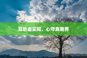 耳听虚实间，心守真我界