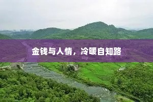 金钱与人情，冷暖自知路