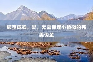 破茧成蝶，爱，无需你谨小慎微的完美伪装