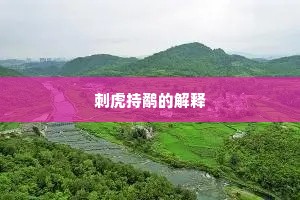 刺虎持鹬的解释
