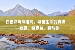 在色彩与味道间，寻觅生命的真谛——玫瑰、紫罗兰、糖与你