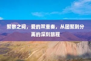 聚散之间，爱的双重奏，从团聚到分离的深刻旅程