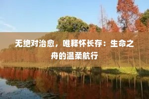 无绝对治愈，唯释怀长存：生命之舟的温柔航行