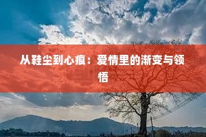 从鞋尘到心痕：爱情里的渐变与领悟
