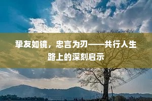 挚友如镜，忠言为刃——共行人生路上的深刻启示