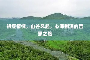 初绽情愫，山谷风起，心海翻涌的哲思之旅