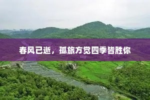 春风已逝，孤旅方觉四季皆胜你