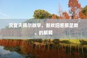 况复天阙尔故宇，新欢旧怨那足数。的解释