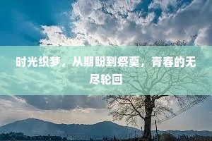 时光织梦，从期盼到祭奠，青春的无尽轮回