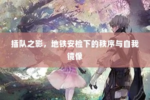 插队之影，地铁安检下的秩序与自我镜像