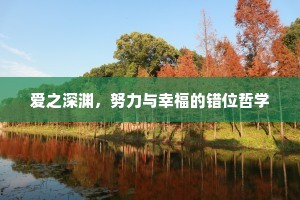 爱之深渊，努力与幸福的错位哲学