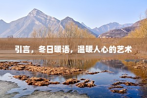 引言，冬日暖语，温暖人心的艺术