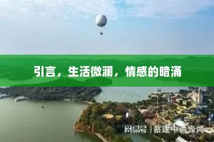 引言，生活微澜，情感的暗涌