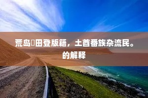 荒岛畬田登版籍，土酋番族杂流民。的解释