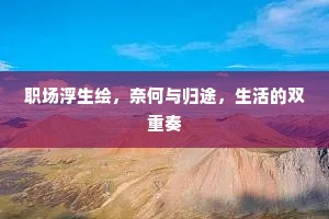 职场浮生绘，奈何与归途，生活的双重奏