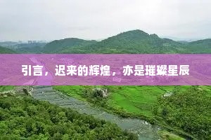 引言，迟来的辉煌，亦是璀璨星辰
