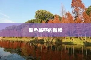 鼎鱼幕燕的解释