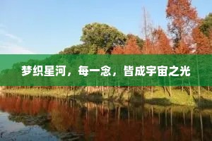 梦织星河，每一念，皆成宇宙之光